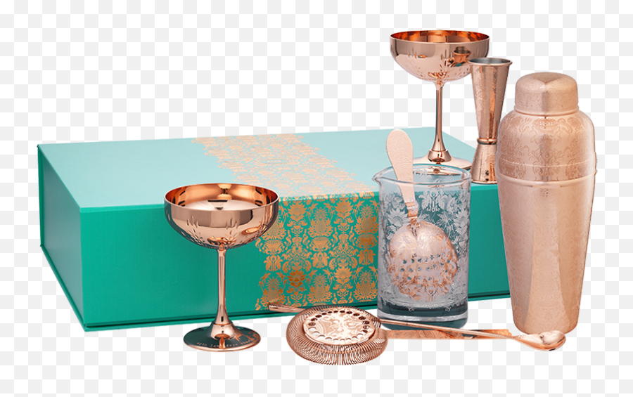 Original Copper Gifts And Barware - Absolut Elyx Cocktail Set Emoji,Wine Cocktail Martini Sailboat Emoji