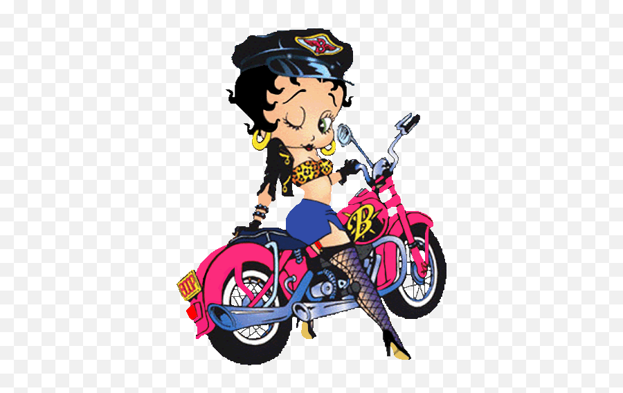 Betty Boop Betty Boop Cartoon - Clipart Betty Boop Motorcycle Emoji,That Is Enuff!! Emoticon