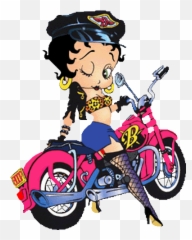 Betty Boop Betty Boop Cartoon - Clipart Betty Boop Motorcycle Emoji,That Is Enuff!! Emoticon