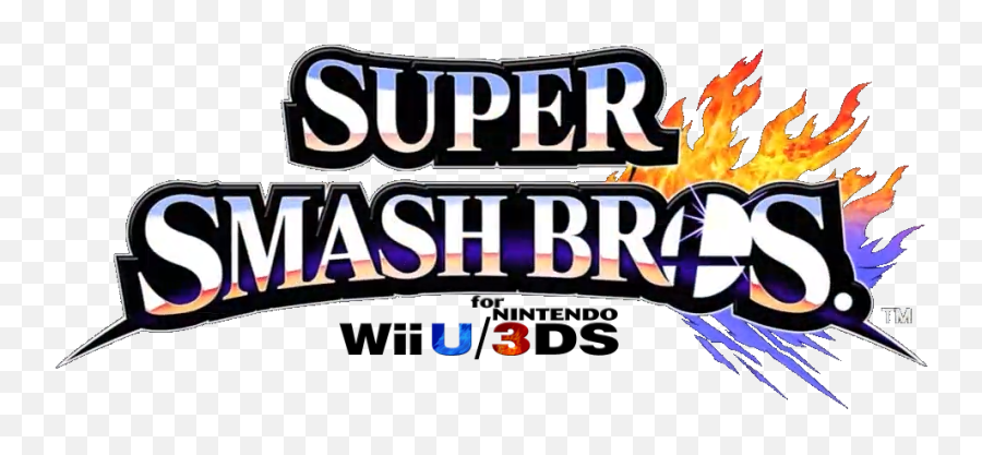 Super Smash Bros For Nintendo 3ds For Wii U Logo Emoji,Smash Characters Deviant Art Emoticon