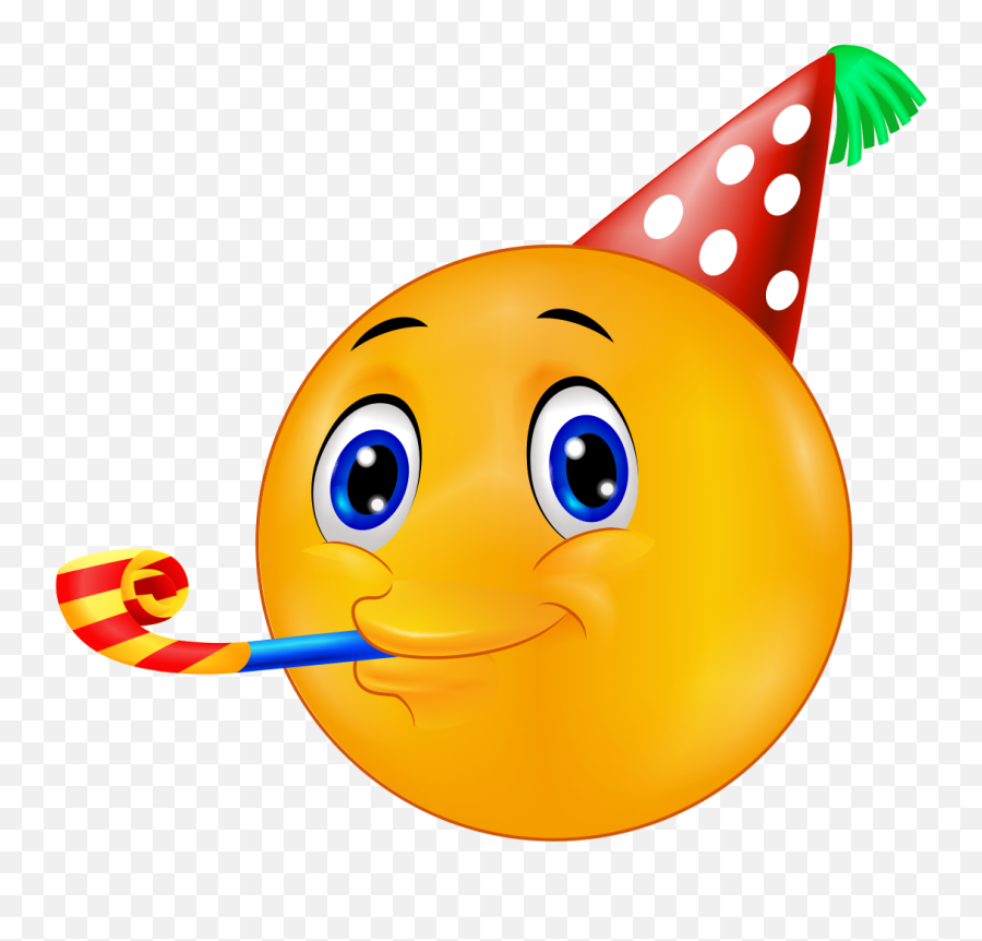 Party Emoji Decal - Smiley Party,Party Emoji Icon