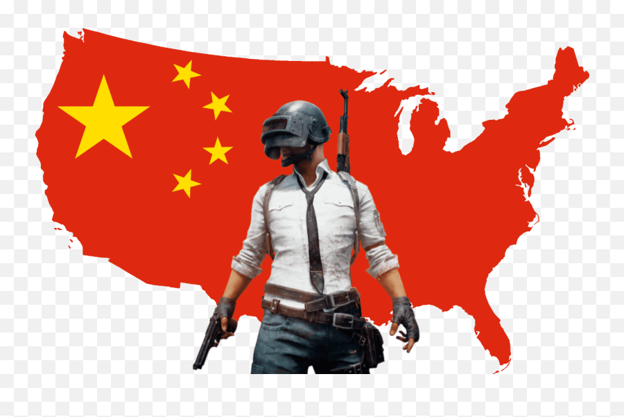 Peace To Replace Pubg Mobile In China - China Flag On Usa Map Emoji,Pc Emoticons China Flag