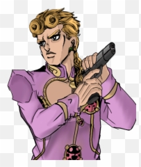 Giornogun - Giorno With A Gun Emoji,Thinking Emoji With Gun