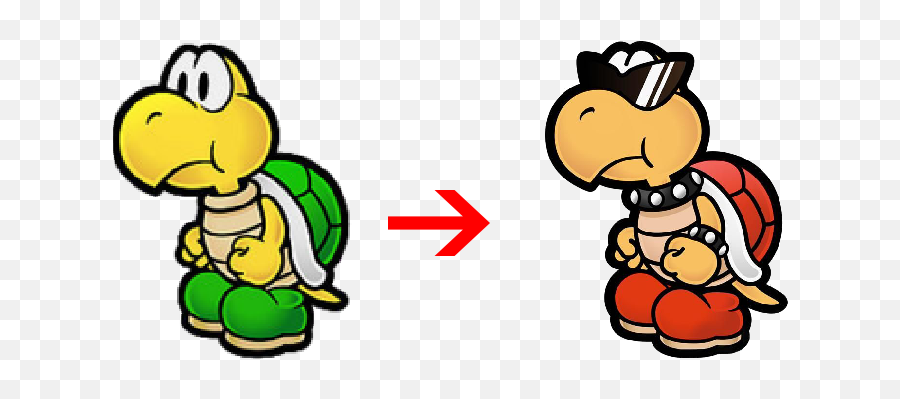 Paper Mario Character Design Commentary Paper Mario 64 - Koopa Troopa Paper Mario Emoji,Boo Mario Emotions