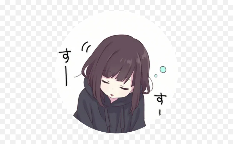 Stickers Cloud - Menhera Chan Anime Emoji,D440 Emotion Ebay