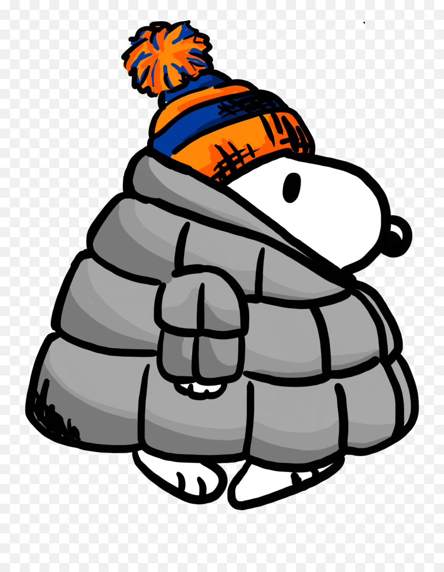 Snoopy - Snoopy Winter Clip Art Emoji,Freezing Emoji