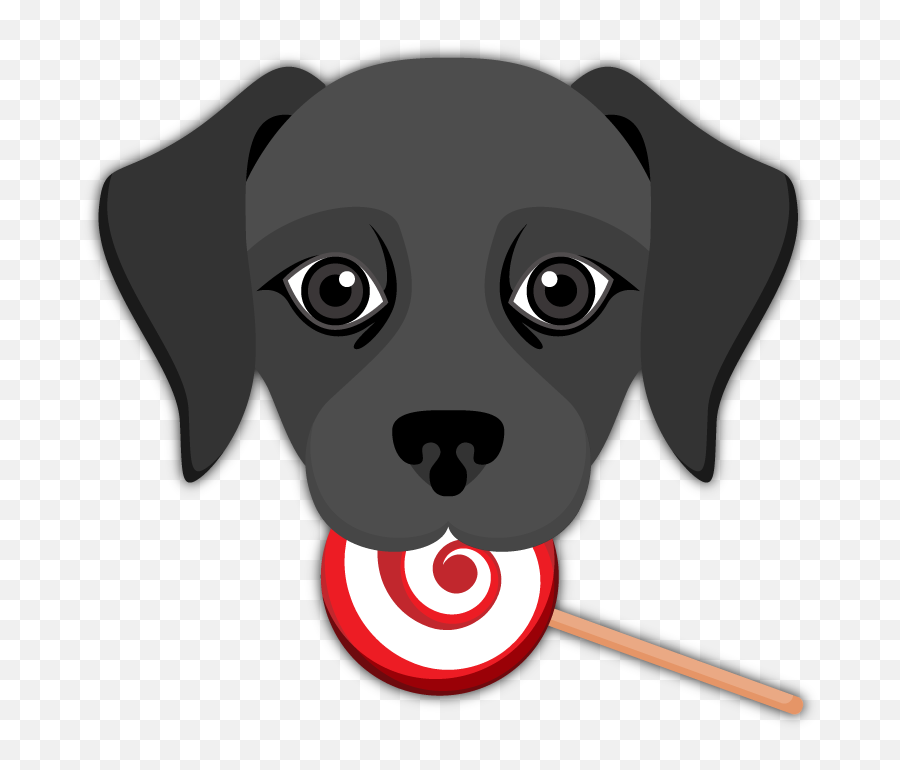 Black Labrador Emoji - Black Lab With Ball Clipart,Emoji Dog Toy