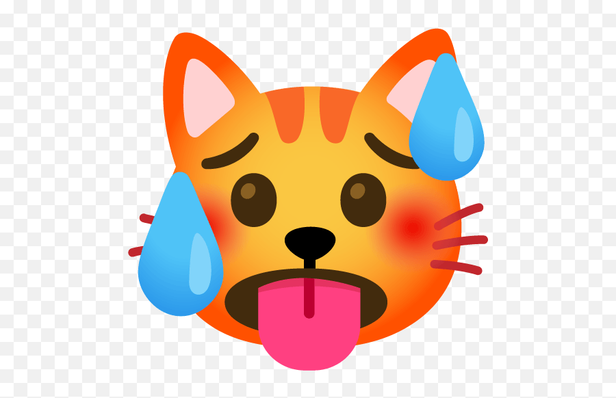 Emoji Mashup Bot On Twitter Smirking - Cat Hot Animated Gif Pop Cat Meme,Cat Emoticon =4