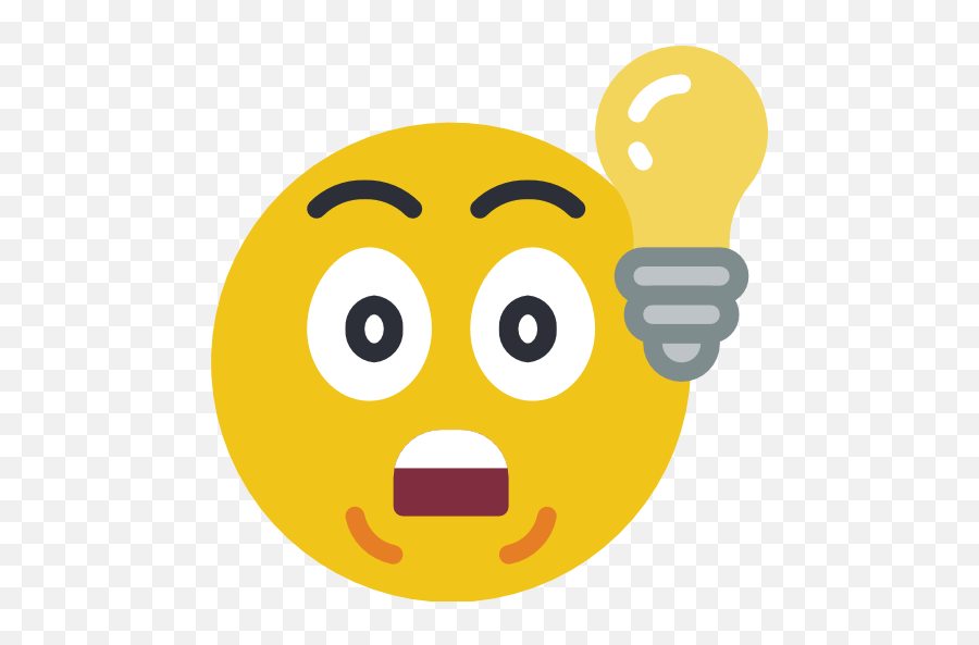 Free Icon - Emoticon Idea Emoji,Infographic Emoticon
