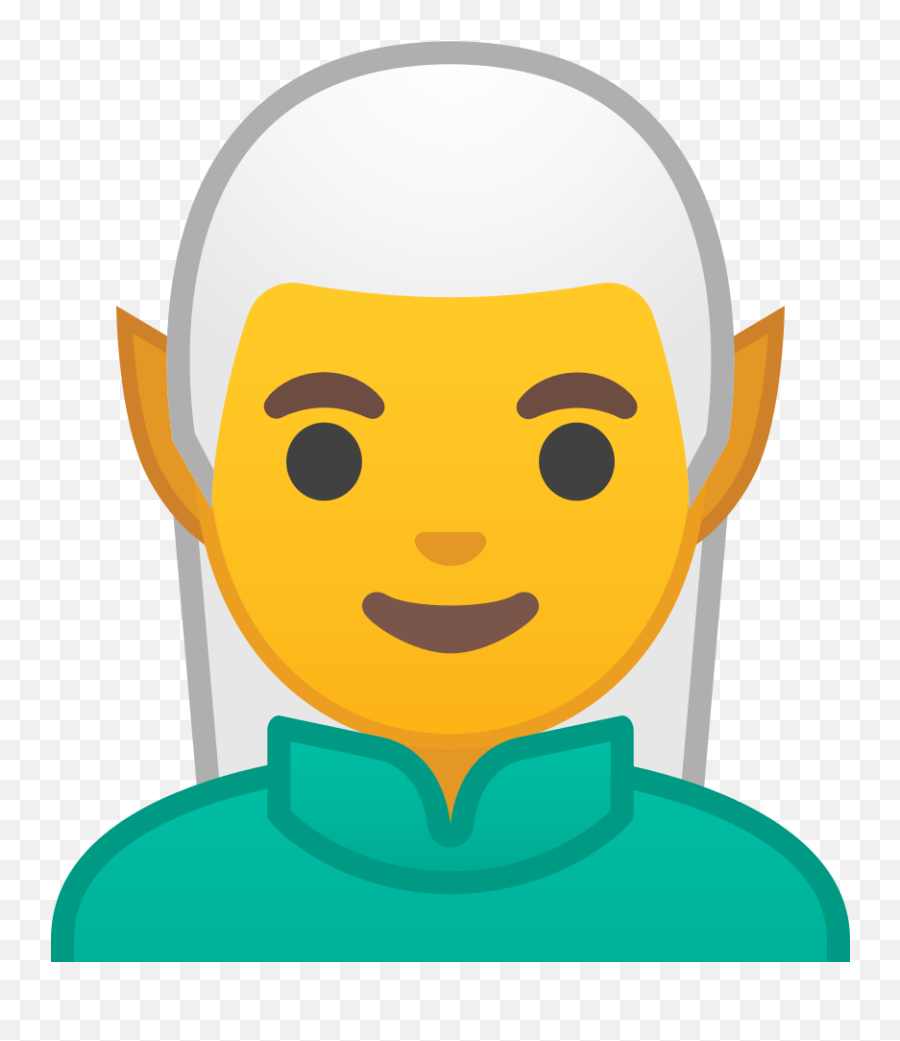 Man Elf Icon - Emoji De Bombero Clipart Full Size Clipart Cartoon Elf Face Png,Ninja Emoji Iphone