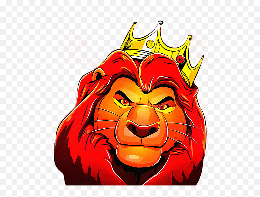 Crowned Simba T - Simba Crowned Emoji,Simba Master Of Emotion