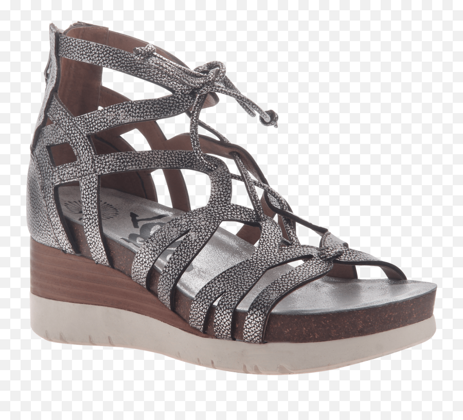 Silver Lace Up Gladiator Sandals - Otbt Escapade Wedge Sandals Emoji,Deliv Happy Emoji