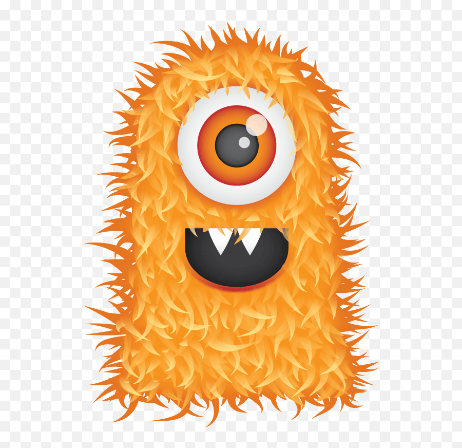 Monster Clipart Cute - Clip Art Library Hairy Clipart Emoji,Hairy Heart Emoticon