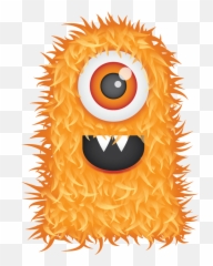 Monster Clipart Cute - Clip Art Library Hairy Clipart Emoji,Hairy Heart Emoticon