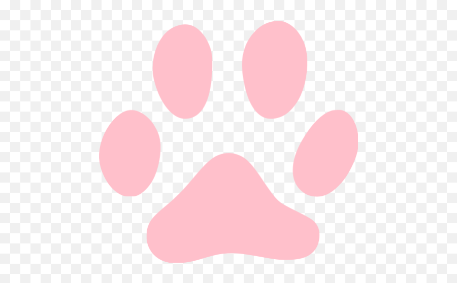 Pink Footprints Cat Icon - Free Pink Footprint Icons Cat Foot Pink Png Emoji,Cat Human Emoticon Gif