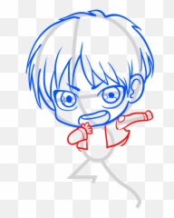 Learn How To Draw Eren Chibi - Easy To Draw Everything Eren Jaeger Draw Easy Chibi Emoji,Love Emotion Chibi
