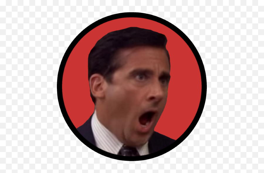 Michael Scott No Button - Astonishment Emoji,Mike Scott Emojis