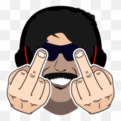 Dr Disrespect Transparency Emote Png - Clipart Disrespect Emoji,Mullet Emoticon Doctor Disrespect