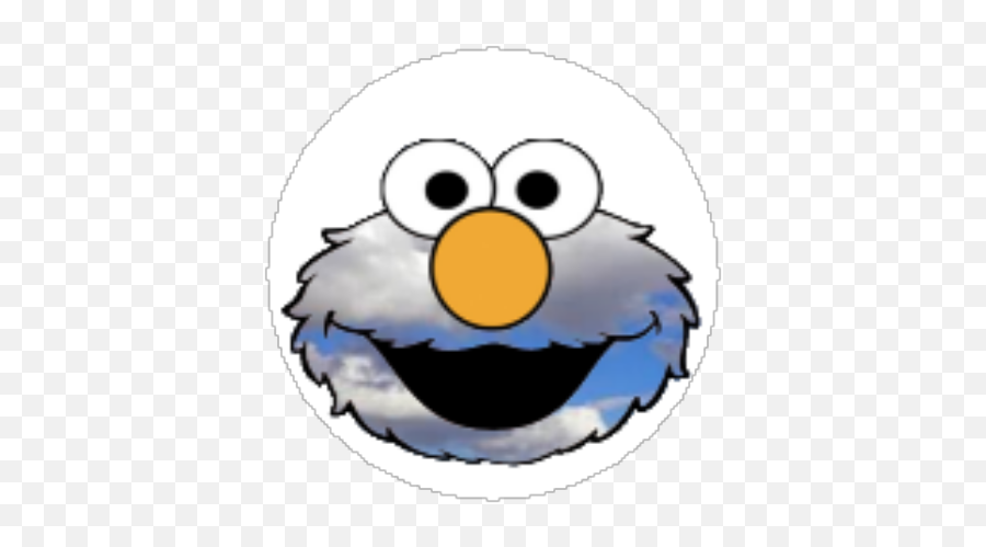 Cloud Elmo - Roblox Cut Out Elmo Face Emoji,Cloud Emoticon Art