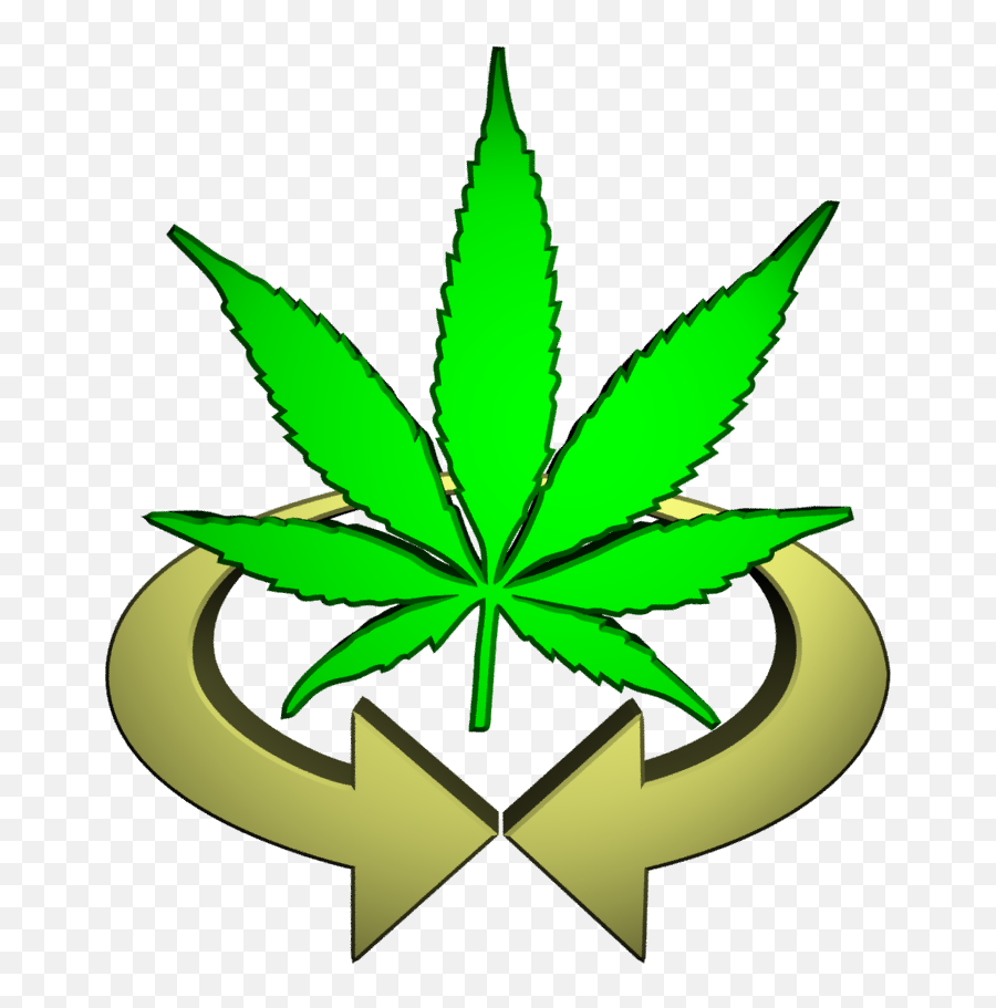 The True Og Cannabis Hemp Network - Leaf Cannabis Cartoon Logo Emoji,Is There A Weed Leaf Emoticon
