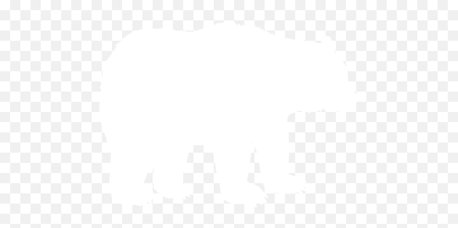 White Bear 2 Icon - Transparent White Bear Silhouette Emoji,Bear With Gun Emoticon