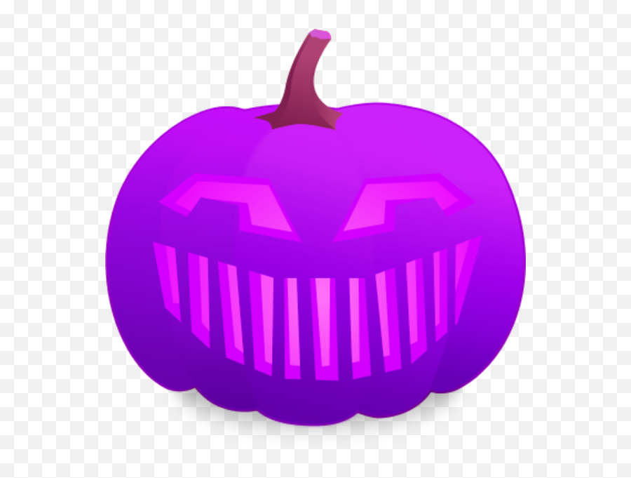 Jack O Lantern Smiling Color Variation - Purple Pumpkin Halloween Png Emoji,Smiley Emoticon Jack O Lantern