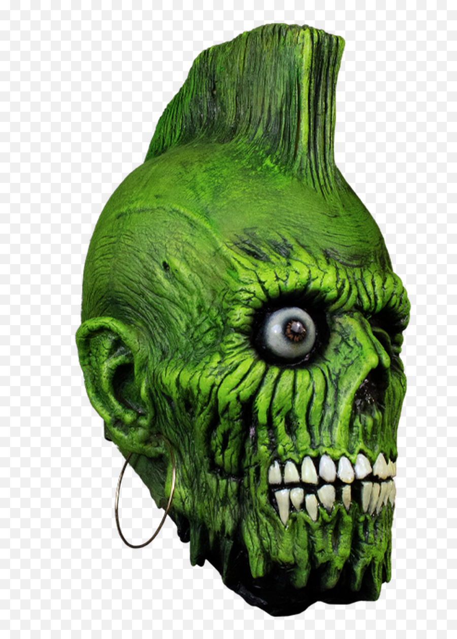 Seasonal Halloween New Licensed Return - Mohawk Zombie Mask Return Of The Living Dead Emoji,Emojis Sideline