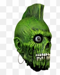 Seasonal Halloween New Licensed Return - Mohawk Zombie Mask Return Of The Living Dead Emoji,Emojis Sideline