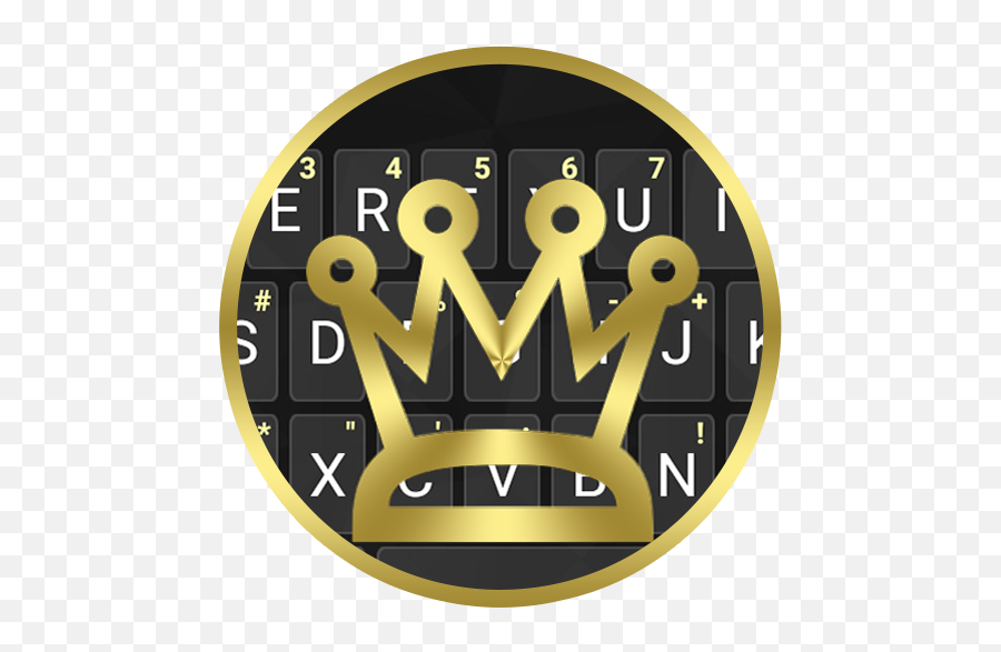 Golden Crown Keyboardtheme Apk Download - Cambiar El Color De Teclado Emoji,Emoji Guess Game Soccer Ball Crown