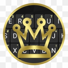 Golden Crown Keyboardtheme Apk Download - Cambiar El Color De Teclado Emoji,Emoji Guess Game Soccer Ball Crown