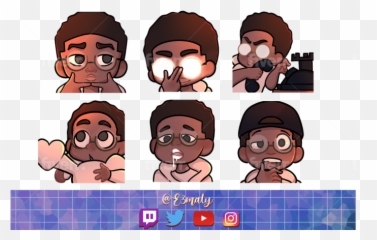 Custom Icons Emotes Chibis For Twitch - For Adult Emoji,Twitch Emoticon Lurk