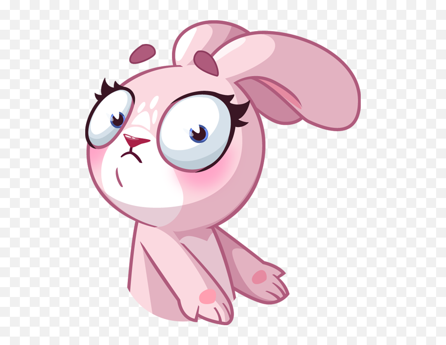 Rosy Bunny By Telegram Messenger Llp - Rosy Bunny Stickers Emoji,Telegram Nature Emojis