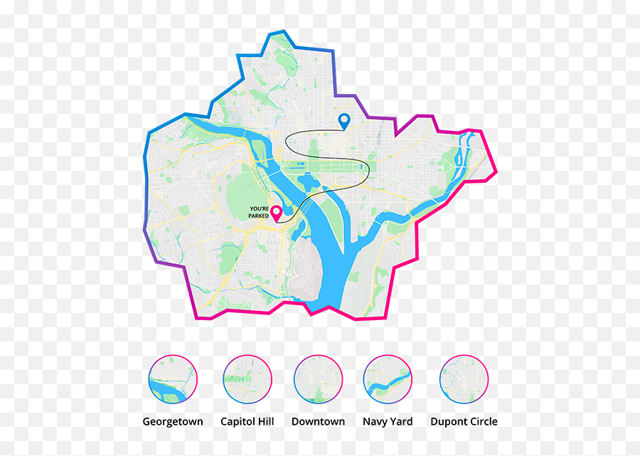 Carsharing In Washington Dc - Free2move Emoji,Stfu Truck Text Emoticons