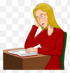 Study Learn Girl Drawing Free Image Download Emoji,Emotion Blackboard Female