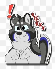 Timber Wolf Sticker - Telegram Sticker Emoji,Emoticon Stickers Telegram Wolf