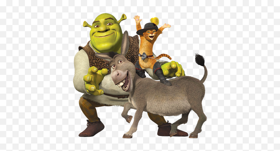 Shrek Png Image Png Svg Clip Art For - Shrek Donkey And Puss In Boots Emoji,Shrek Emoji