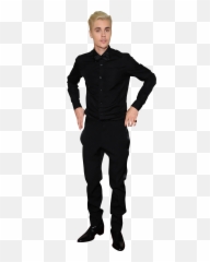 Black - Justin Bieber Black Shirt Formal Emoji,Justin Bieber Emojis
