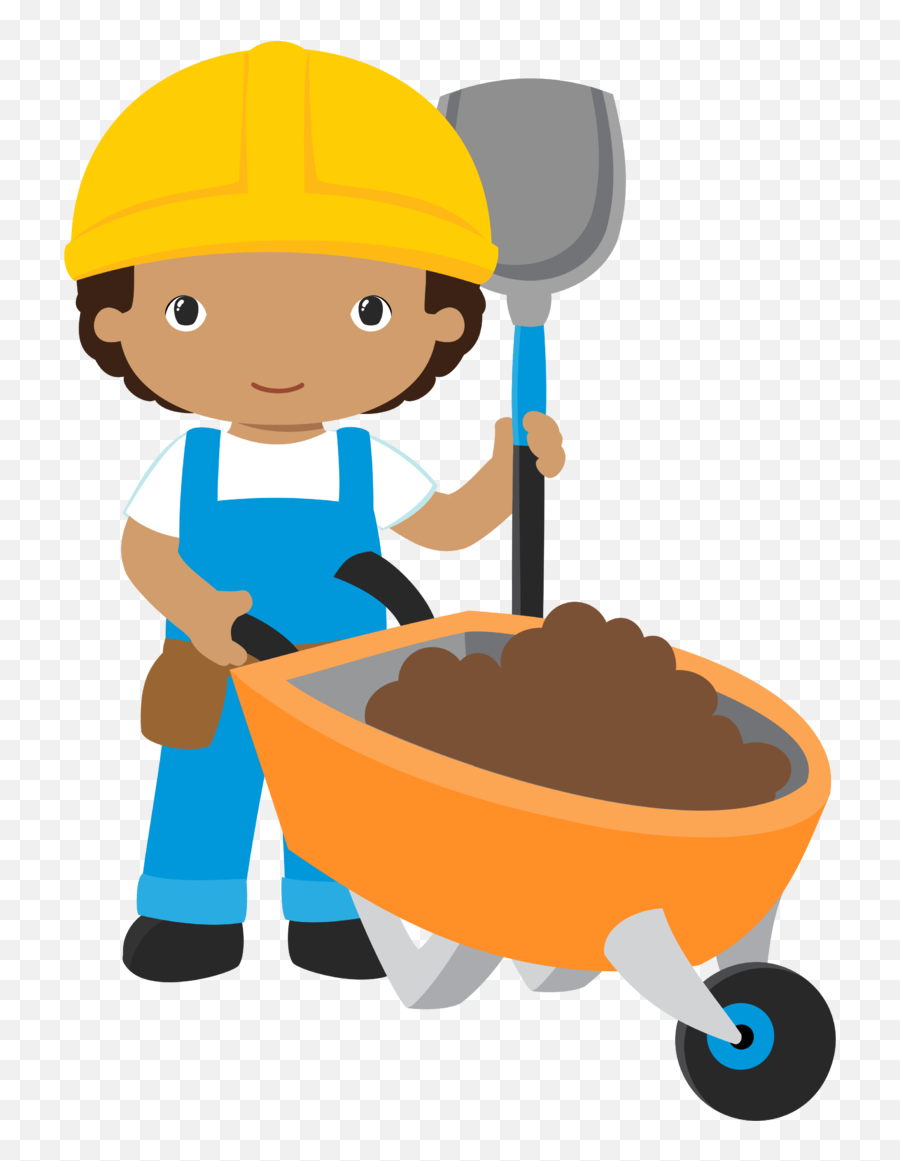 Mechanic Clipart Builder - Menino Construtor Png Transparent Emoji,Menina E Menino Emoticons Separados