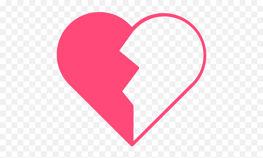 Broken Heart - Free Shapes Icons Emoji,Broken Heart Emoji