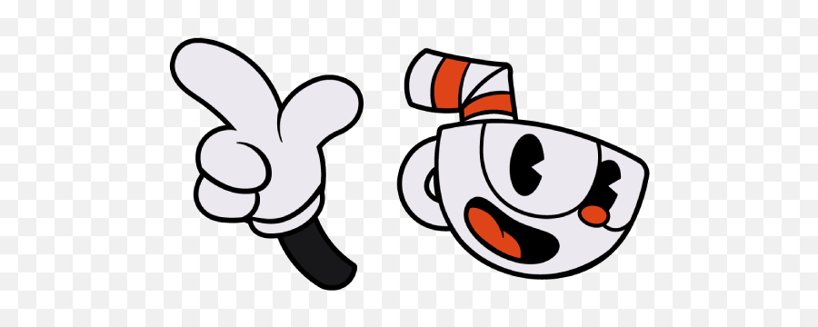 Cuphead Cursors Collection - Sweezy Custom Cursors Emoji,Queen Of Spades Emoji