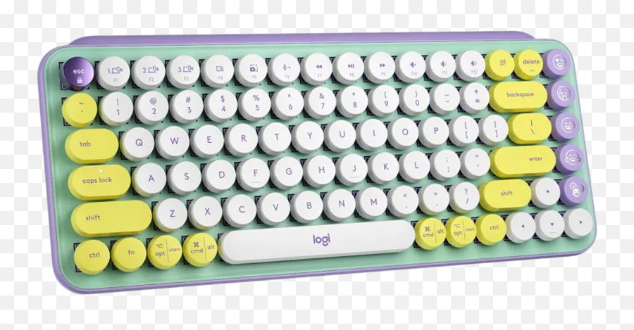 Buy Logitech Pop Keys Daydream Wireless Keyboard Swapping Emoji,Keycap Emoji