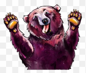 Telegram Sticker From Bear Pack Emoji,Grizzly Bear Emojis