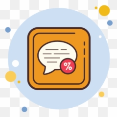 Speech Bubble Icon In Circle Bubbles Style Emoji,Talking Cloud Emoji