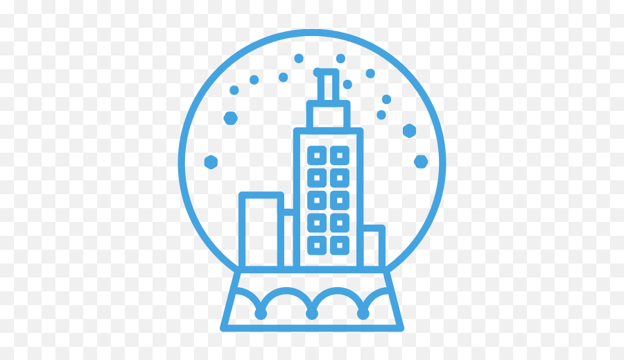 City Decor Decoration Snow Snowglobe Icon - Free Download Vertical Emoji,Snow Globe And Cookie Emoji