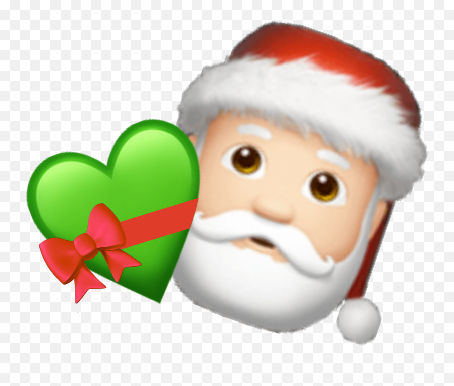 Christmas Emoji Santa Holidays Sticker - Santa Christmas Emoji,Santa Emoji