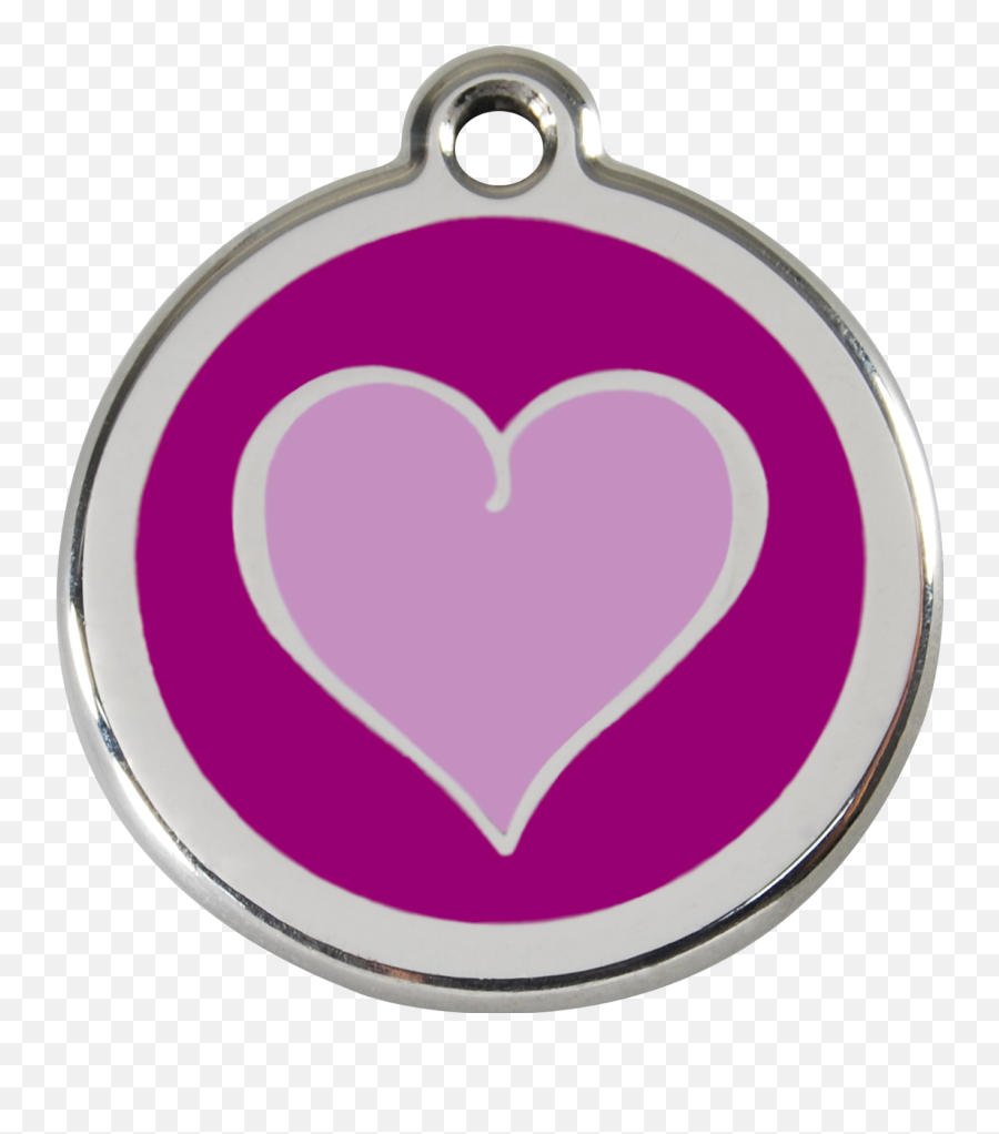 Red Dingo Enamel Tag Heart Purple 01 - Hppu 1hpps 1hppm Red Dingo Emoji,Pawprint Emoji