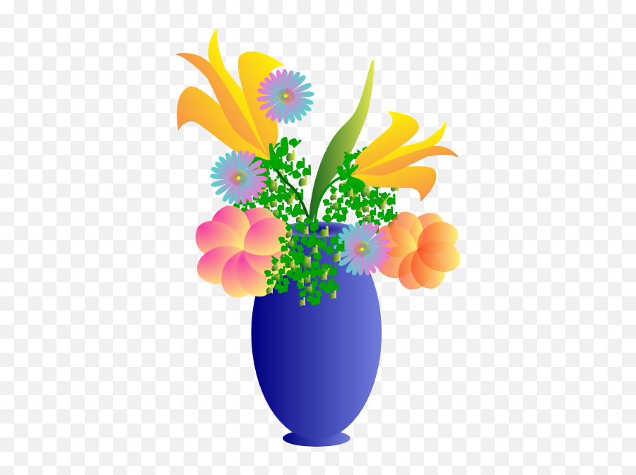 Vase Of Flowers Clip Art Vector Clip - Flowers In The Vase Clipart Emoji,Flower Emoji Vector
