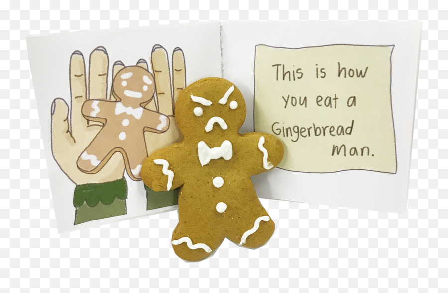 3 Pack Emotional Gingerbread Man Cookies U0026 How - To Guide Biscuit Emoji,Gingerbread Emoji