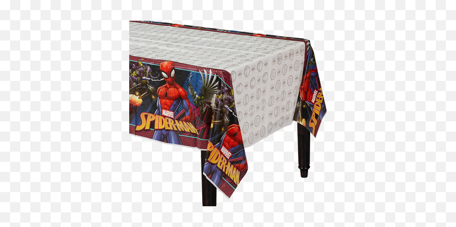 Spiderman Plastic Table Cloth - Decoraciones En Party City De Spiderman Emoji,Emoji Plastic Table Cover