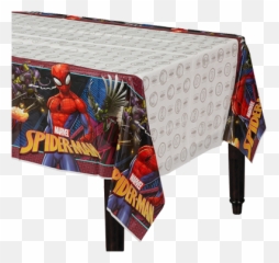 Spiderman Plastic Table Cloth - Decoraciones En Party City De Spiderman Emoji,Emoji Plastic Table Cover